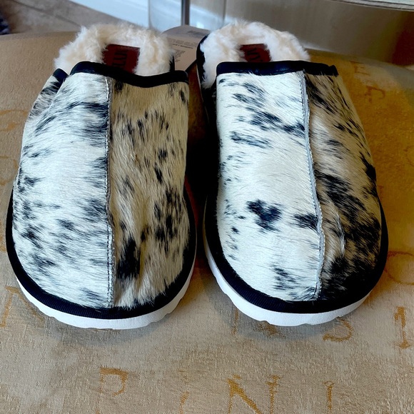 MYRA-Swift Ridge House MEN’S Scuffs In Black And White - Picture 1 of 3